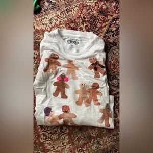 Jcrew gingerbread long sleeve shirt